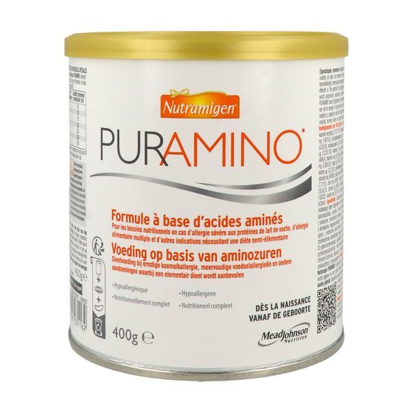 NUTRAMIGEN PURAMINO Denrée alimentaire destinée à des fins médicales spéciales, bt 400 g