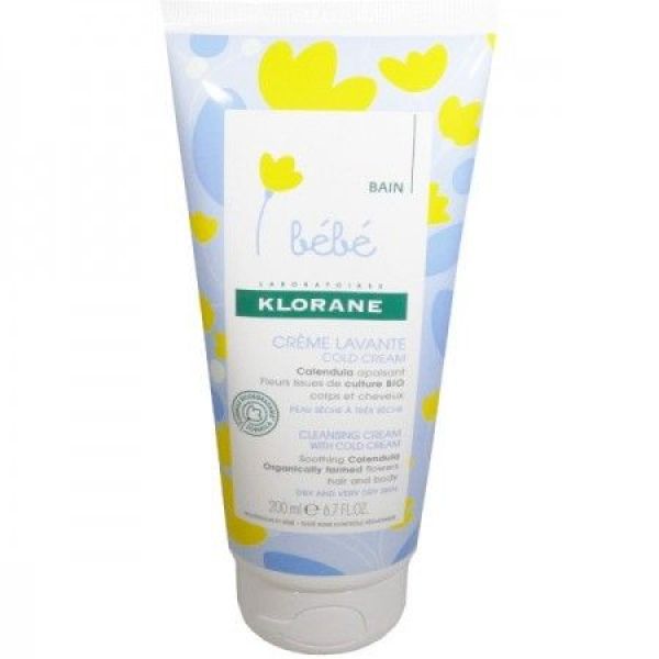 Klorane Bebe Creme Lavante Cold Cream Flacon 200 Ml 1