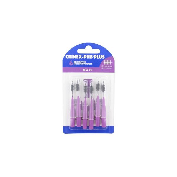 Crinex Phb Plus Maxi Plus 2.2 6 Brossettes Interproximales
