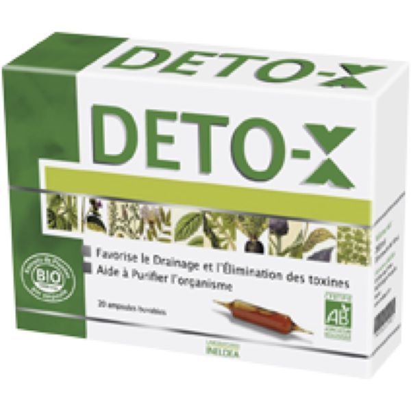 DETOX AMPOULE Ampoule, complément alimentaire à visée drainante et détoxicante, bt 20