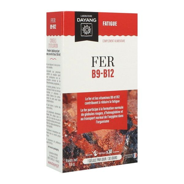 Dayang Fer B9 B12 - 30 gélules