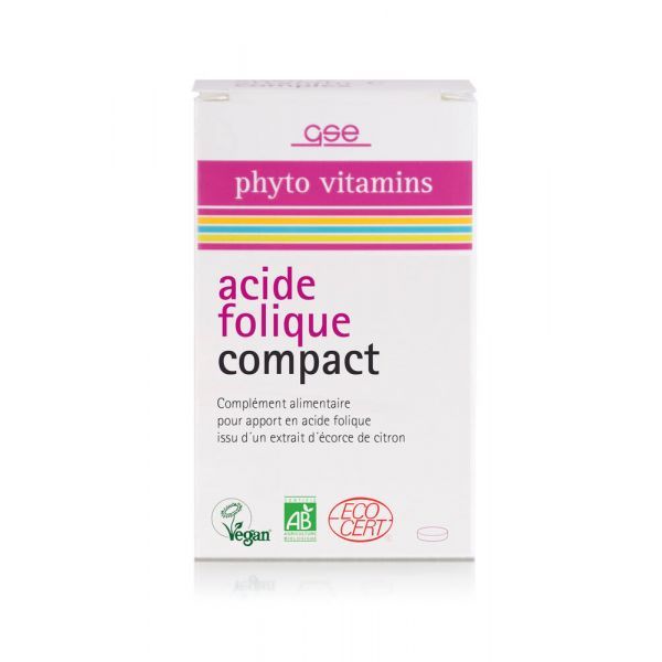 GSE Acide folique compact BIO - 120 comprimés