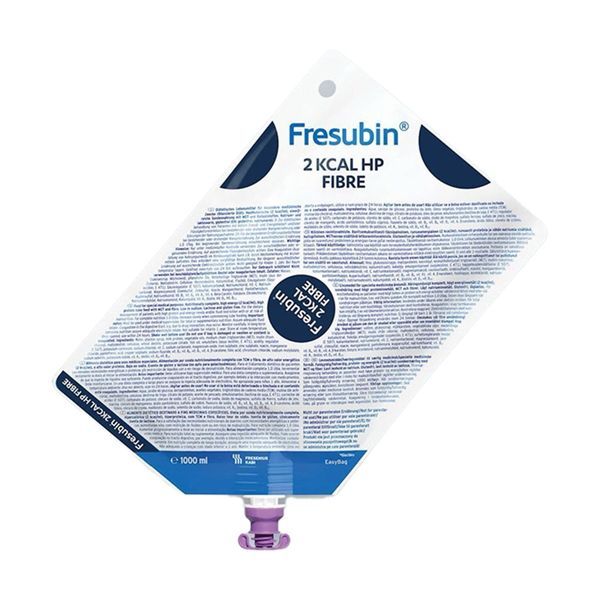 FRESUBIN 2 KCAL HP FIBRE Denrée alimentaire destinée à des fins médicales spéciales, poche 1000 ml