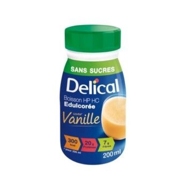 Delical Boisson Hphc Edulcoree Vanille Liquide Bouteille 200 Ml 4