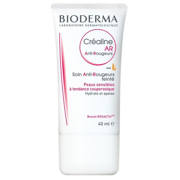 Bioderma crealine ar creme teintee anti-rougeurs dore 40ml