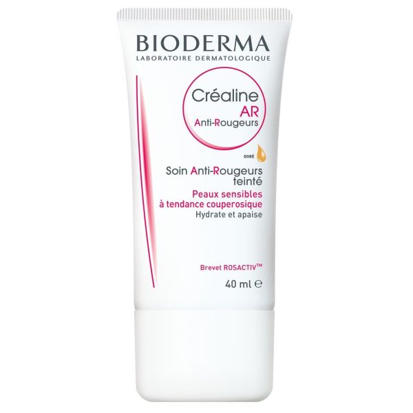 Bioderma crealine ar creme teintee anti-rougeurs dore 40ml