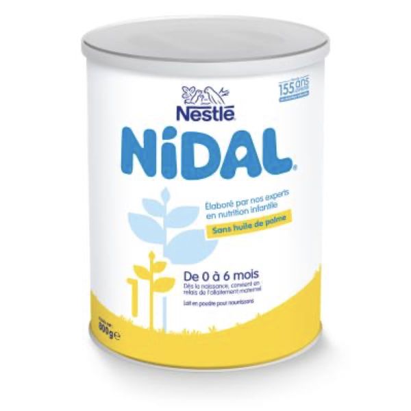 Nestle Nidal Natea 1 Lait Des La Naissance Poudre 800 G 1