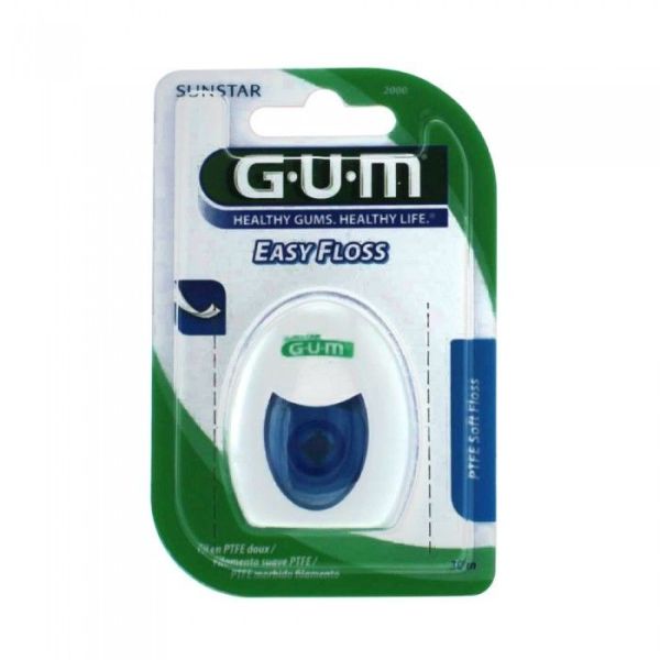 Gum fil dentaire 2000 easy floss ptfe doux 30 m