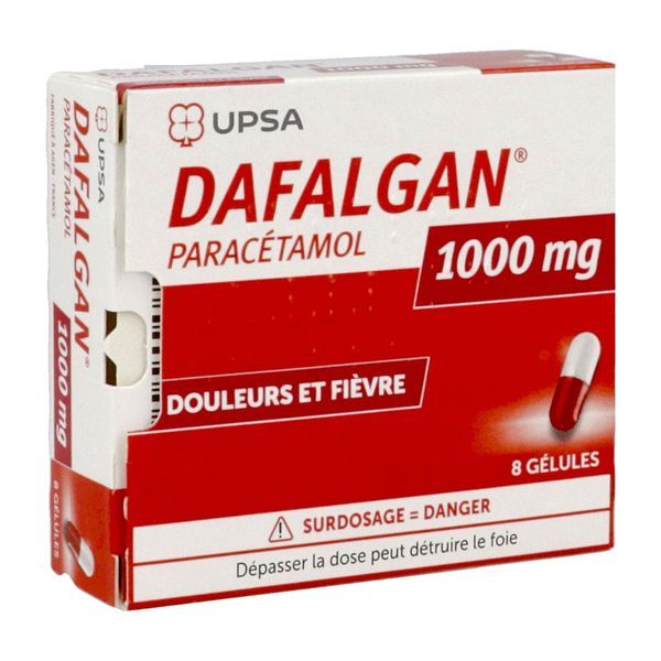 DAFALGAN Gélule 1000 mg, boîte 8