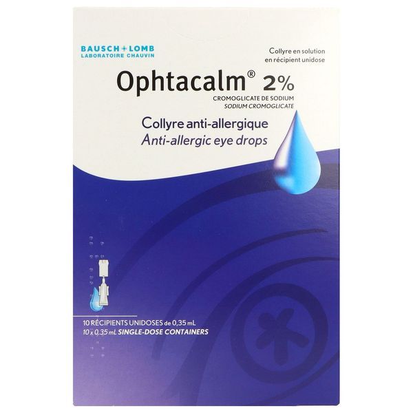 Ophtacalm 2 % Collyre En Solution En Recipient Unidose B/10