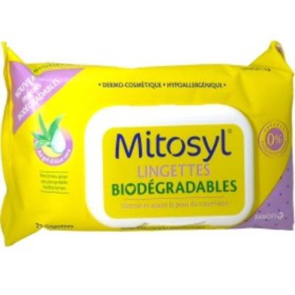 MITOSYL LINGETTES BIOD PACK*72