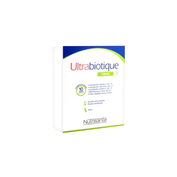 Nutrisanté Ultrabiotique Fibres 10 Sticks