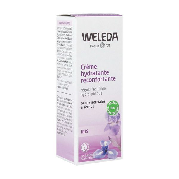 WELEDA IRIS CREME HYDRATANTE RECONFORTANTE Crème hydratante réconfortante à l'iris, tube 30 ml