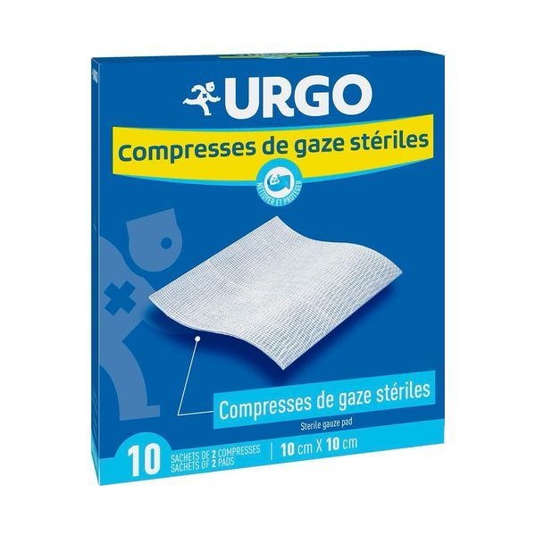 Urgo Compresse Sterile Tissee Sterile 10*10Cm 20