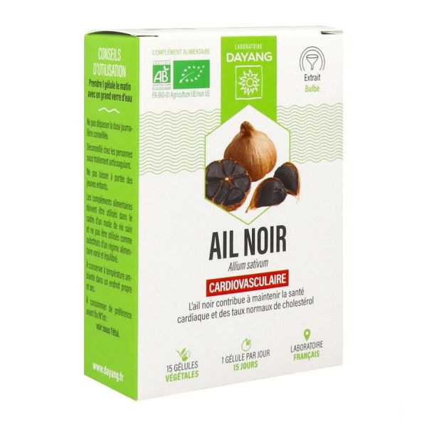 Dayang Ail noir BIO - 15 gélules