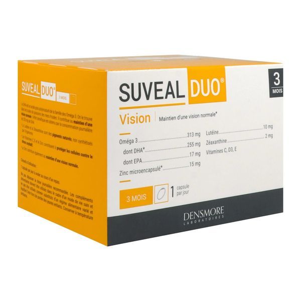 SUVEAL DUO CAPSULE Capsule, complément alimentaire à visée oculaire, bt 90