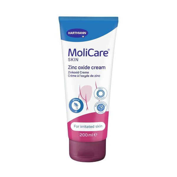 MOLICARE SKIN CREME A L'OXYDE DE ZINC Crème à l'oxyde de zinc, tube 200 ml