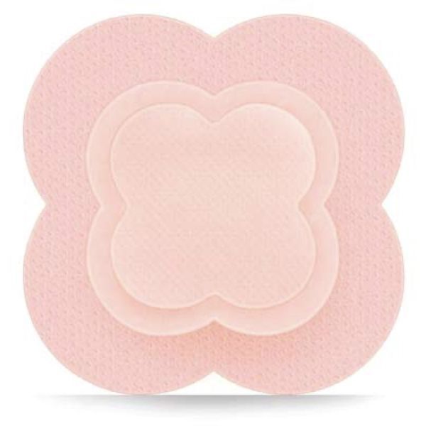 ALLEVYN LIFE Pansement hydrocellulaire composite à bords adhésifs, stérile, très absorbant, 10,7 cm x 10,7 cm (ref. 66801080), bt 16