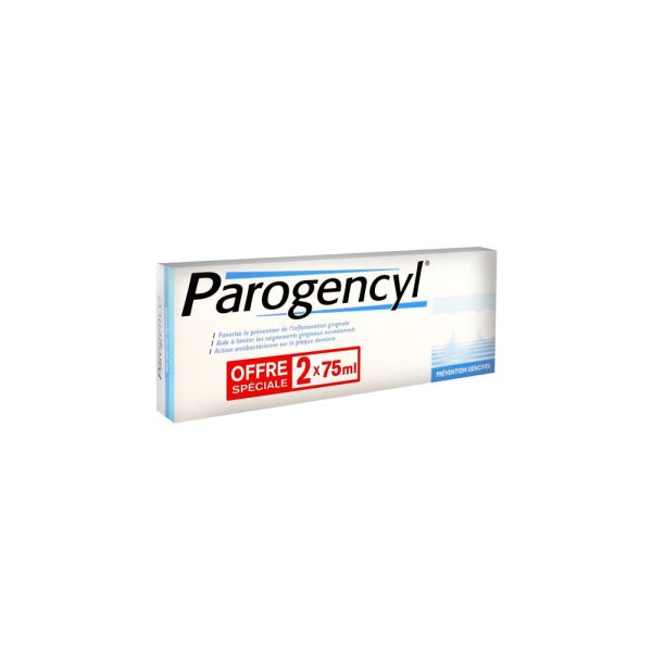Parogencyl Dentifrice Anti-Age Gencives (Lot De 2) Pate Dent Tb 75 Ml Promo 2