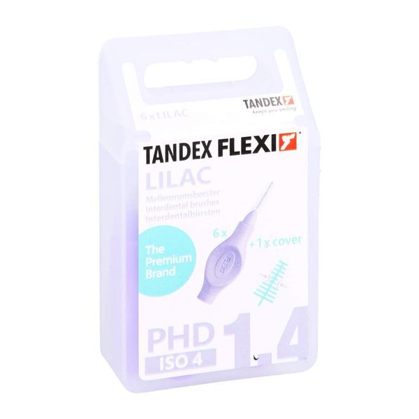 Flexi Brossette Interdentaire 0,80 + 1 Capuchon Protecteur Lilas/Mauve 6