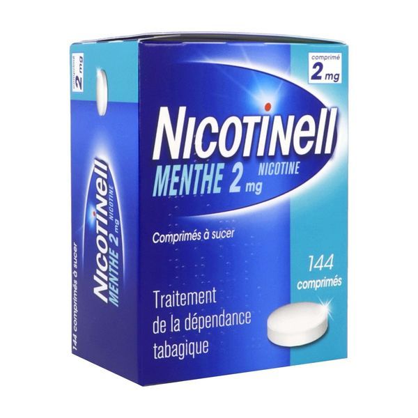 Nicotinell Menthe 2 Mg (Nicotine) Comprime A Sucer Comprimes A Sucer Sous Plaquettes Thermoformees (Aluminium-Pvc/Pe/Pvdc/Pe/Pvc/) B/144