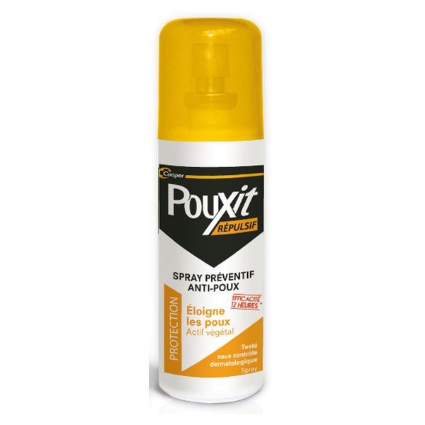 Pouxit Répulsif Spray Préventif Anti-Poux 75 ml