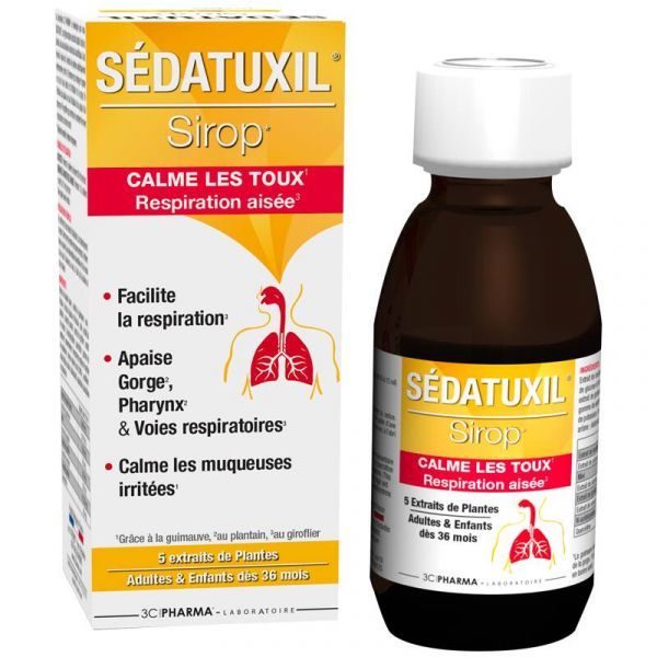 3C Pharma Sedatuxil - flacon 125 ml