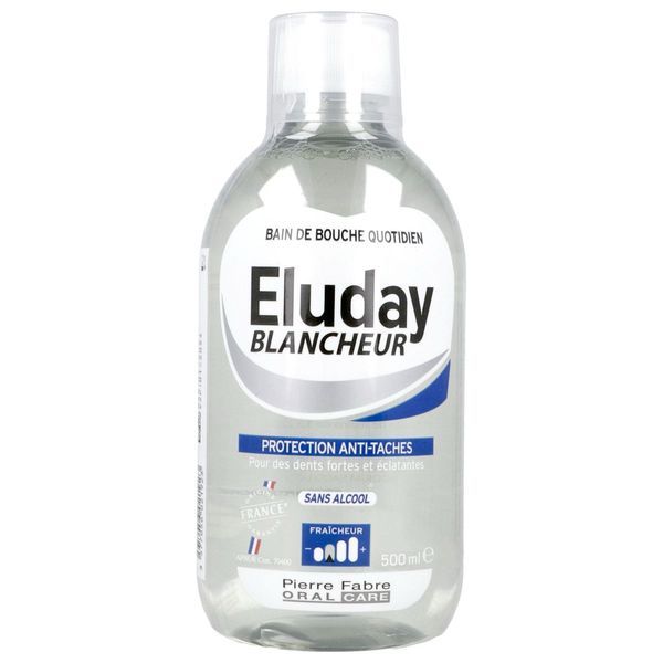 Eluday Bain De Bouche Blancheur Liquide Flacon 500 Ml 1