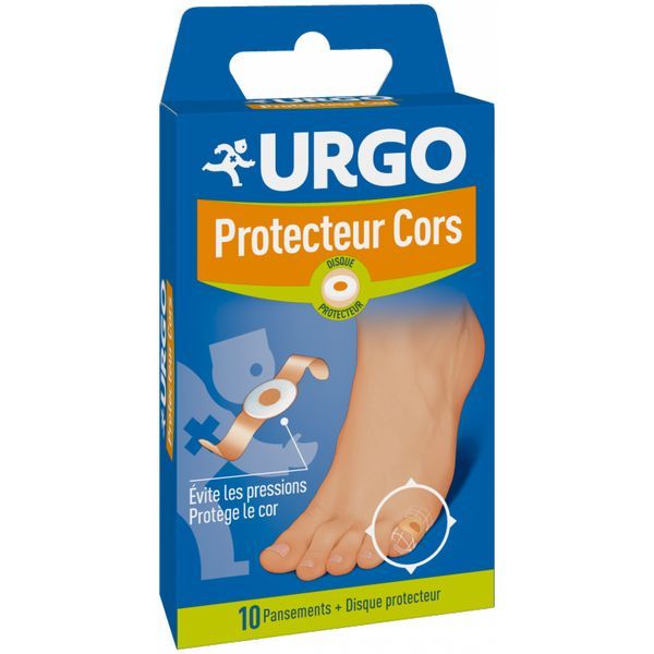 Bte 10 Pts Urgo Cor Protecteur