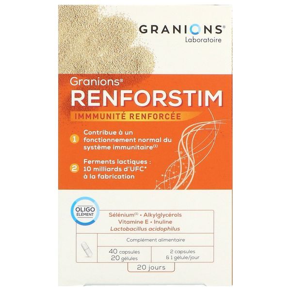 Granions Renforstim 40 Capsules + 20 Gélules