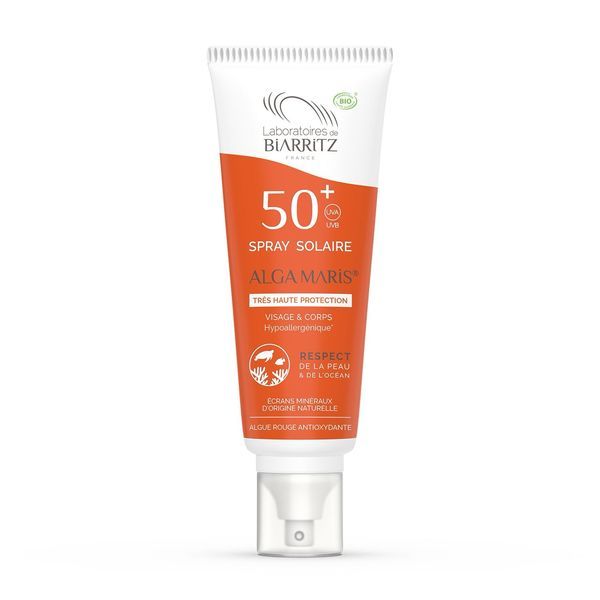 Algamaris Spray Solaire Spf50+ Liquide Flacon 100 Ml 1