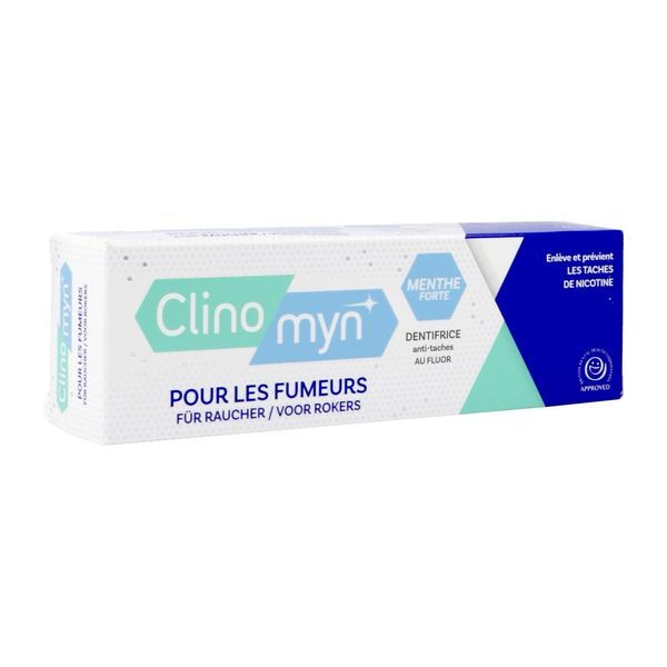 CLINOMYN DENTIFRICE Dentifrice fluoré antitache, spécial fumeur, tube 75 ml