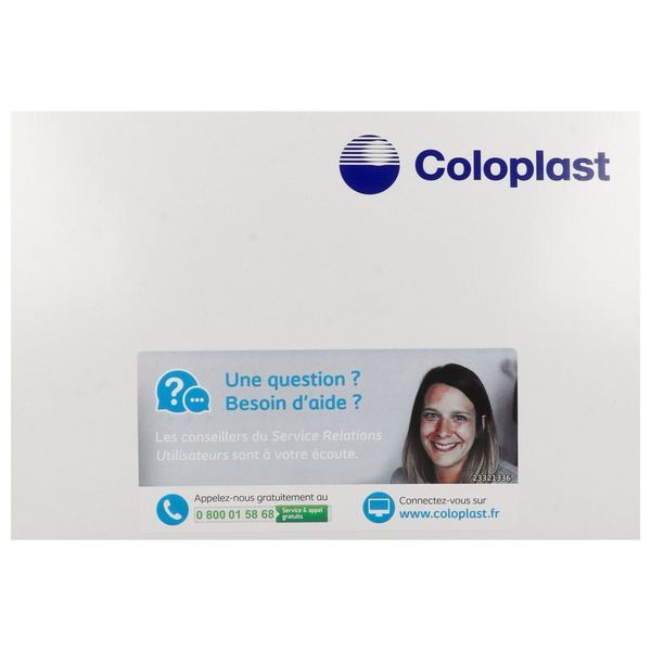 ALTERNA PLUS MICRO POCHE URO Poche vidangeable, système 2 pièces, diamètre 40 mm (ref. 14204), bt 30