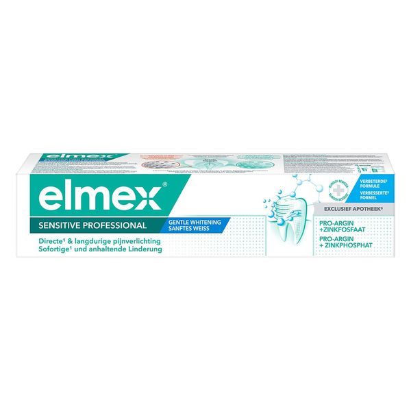ELMEX SENSITIVE PROFESSIONAL DENTIFRICE BLANCHEUR Dentifrice fluoré blanchissant, tube 75 ml