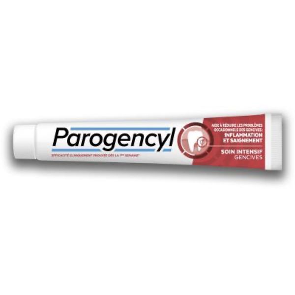 PAROGENCYL SOIN INTENSIF GENCIVES DENTIFRICE Pâte dentifrice fluorée, tube 75 ml x 2