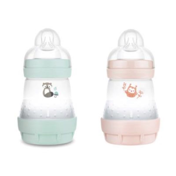 MAM EASY START ANTICOLIQUE NATURE BIBERON Biberon à vis complet décoré, débit 1, 160 ml, blush, unité