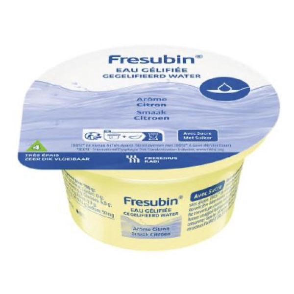 FRESUBIN EAU GELIFIEE SUCREE Denrée alimentaire destinée à des fins médicales spéciales, arôme citron, pot 125 g