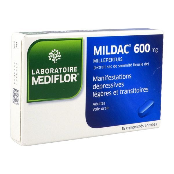 MILDAC 600 mg comprimé enrobé B/15