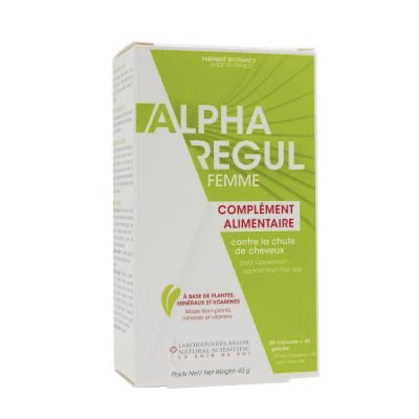 ALPHAREGUL FEMME CAPSULE + GELULE Capsule + gélule, complément alimentaire avec plantes, minéraux et vitamines, bt 60 (30 + 30)