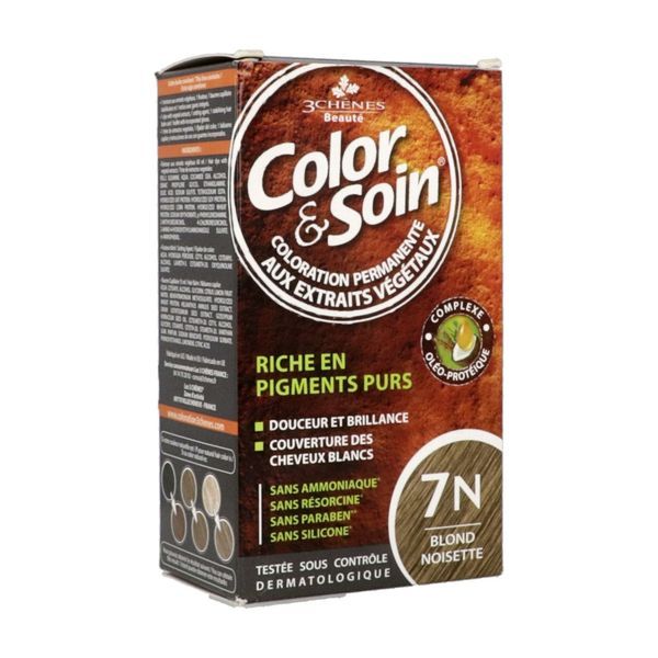 3 Chenes Color & Soin 7 N - Blond noisette - 135 ml