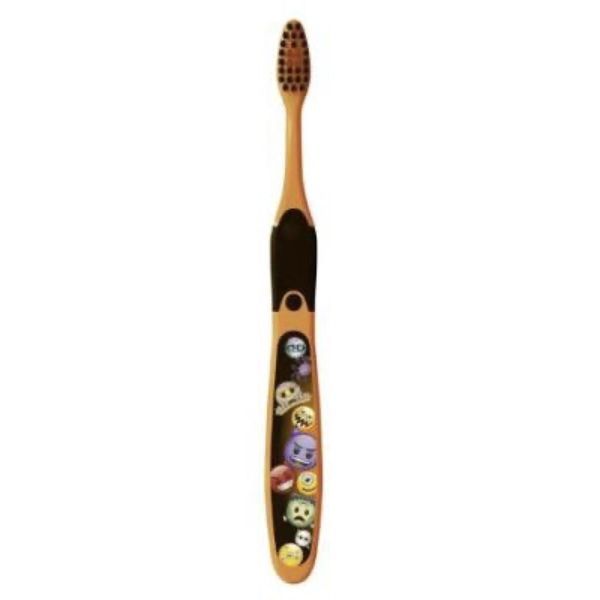 ELGYDIUM KIDS EMOJI MONSTER BROSSE A DENTS Brosse à dents, 4 rangs, 7 à 12 ans, unité