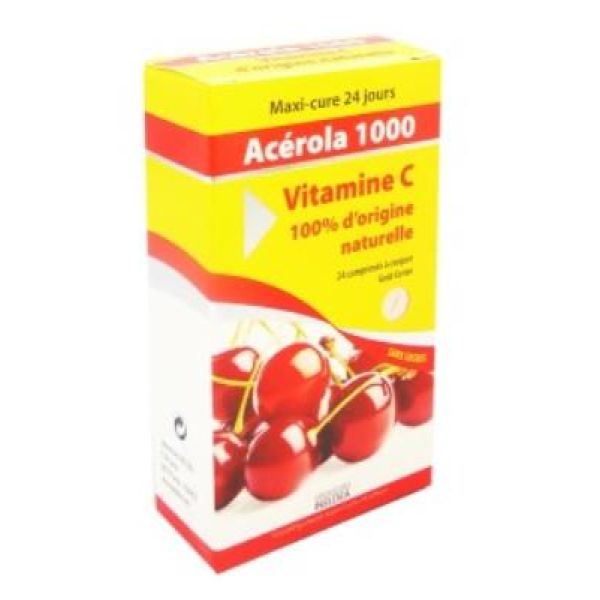Ineldea Acerola 1000 Vitamine C Naturel Comprime 24