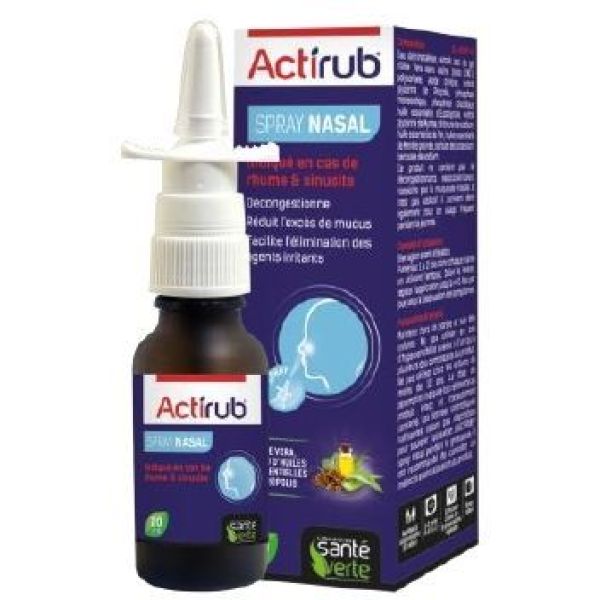 Sante Verte Actirub Spray Nasal Fort Liquide Flacon 20 Ml 1