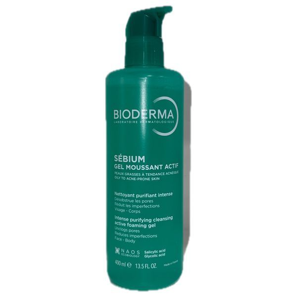 Bioderma Sebium Gel Moussant Actif 400Ml