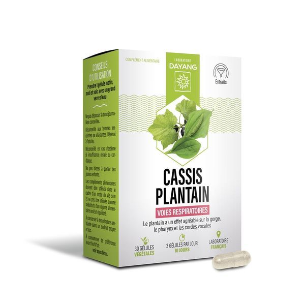 DAYANG CASSIS PLANTAIN (ETUI AVEC 2 BLISTERS DE 15 GELULES) GELULE BOITE 30