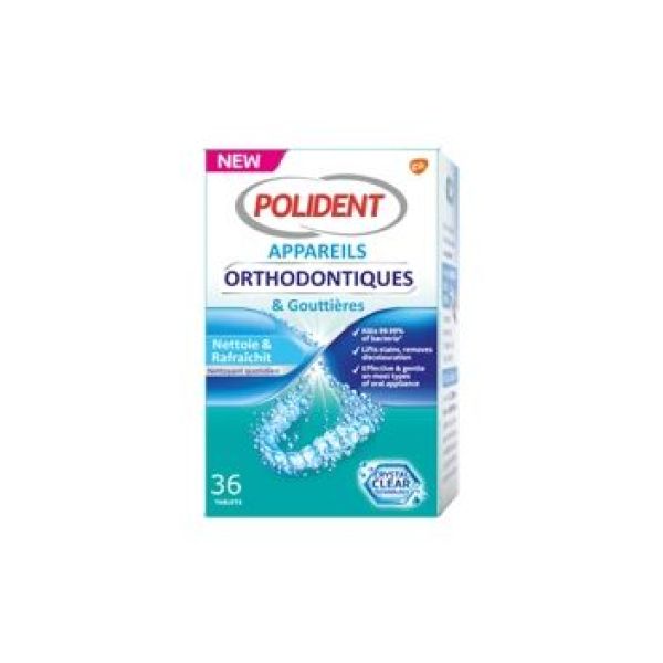 POLIDENT NET ORTHODONTIQUE X36