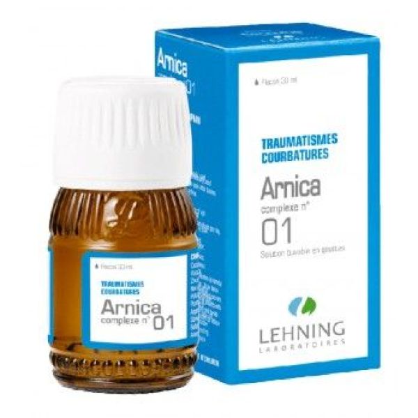 Arnica Complexe N 1 Solution Buvable En Gouttes 1 Flacon(S) Compte-Gouttes En Verre Jaune(Brun) De 30 Ml