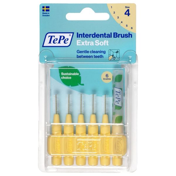 Tepe Brossettes Interdentaires Extra Souple Blister 0.7 Jaune 6