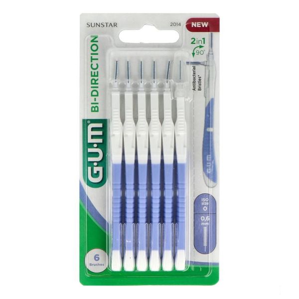 Gum Interdentaire Bi-Direction 2014 Brosset 0,6 Mm 6