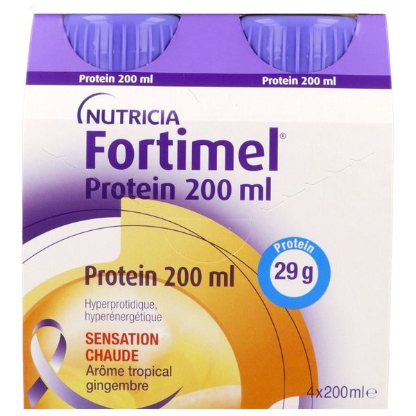 Fortimel Protein Sensation Tropical Gingembre Boisson Bouteille 200 Ml 4